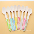 Colorful Chevron Wooden Spoons, Party Supplies Wooden Utensil